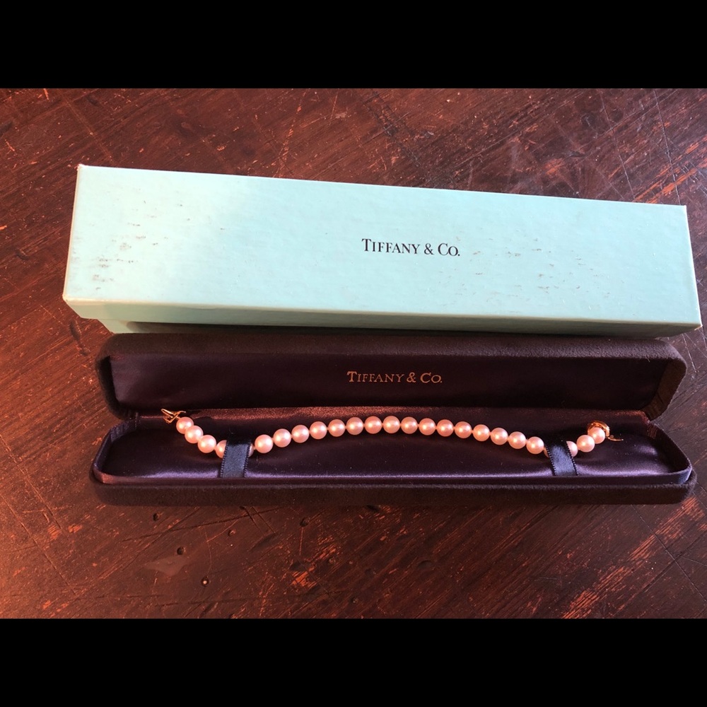 Certified Tiffany & Co Akoya Pearl Bracelet